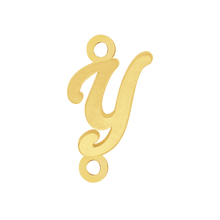 Load image into Gallery viewer, Script Initials with 2 Jump Rings (7 mm)
