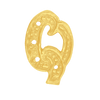 ITI NYC Block Script in 14K Gold (10mm) (Semi-Polished)