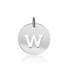 ITI NYC Uppercase Cut Out Disc in 14K Gold (12mm) (100% Polished with Bail)