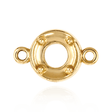 Load image into Gallery viewer, ITI NYC Round Illusion Bezel with Rings in 14K Gold (1.30 mm - 4.00 mm)
