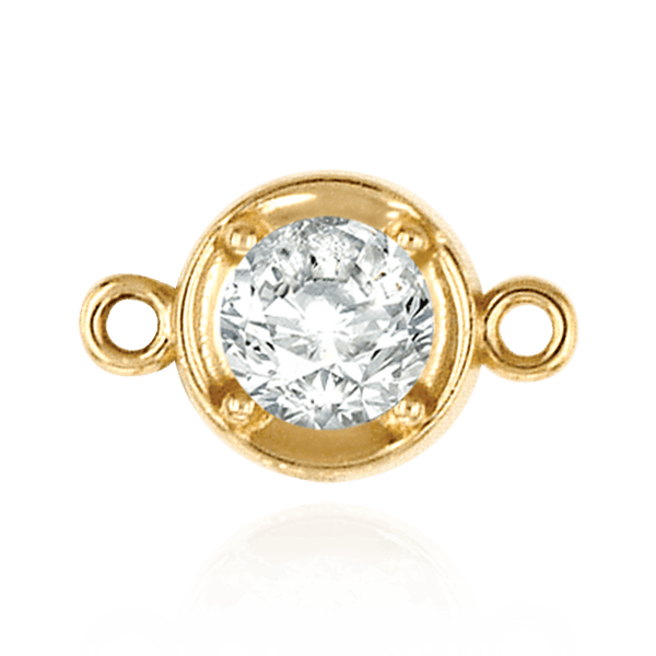 ITI NYC Round Illusion Bezel with Rings in 14K Gold (1.30 mm - 4.00 mm)