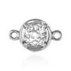 ITI NYC Round Illusion Bezel with Rings in Sterling Silver (1.30 mm - 4.00 mm)