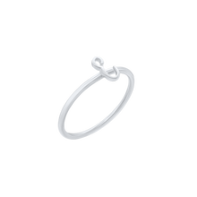 Load image into Gallery viewer, Script Initial Ring in Sterling Silver
