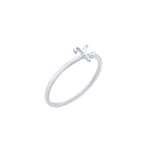 Load image into Gallery viewer, Script Initial Ring in Sterling Silver
