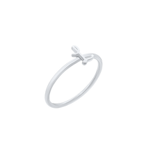 Load image into Gallery viewer, Script Initial Ring in Sterling Silver
