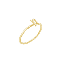 Load image into Gallery viewer, Script Initial Ring in Sterling Silver
