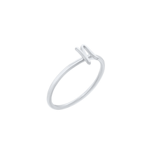 Load image into Gallery viewer, Script Initial Ring in Sterling Silver
