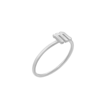 Load image into Gallery viewer, Gothic Initial Ring in Sterling Silver
