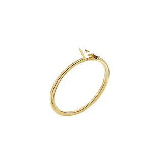 Initial Ring in 14K Gold