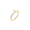 Initial Ring in 14K Gold