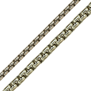 Bulk / Spooled Inka Box Chain in Stainless Steel (2.70 mm - 4.00 mm)