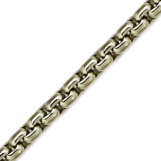 Bulk / Spooled Elongated (Inka) Box Chain in Stainless Steel (2.70 mm - 4.00 mm)
