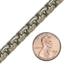 Load image into Gallery viewer, Bulk / Spooled Inka Box Chain in Titanium (7.20 mm)

