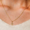 ITI NYC Chai Circle Pendant in 14K Gold