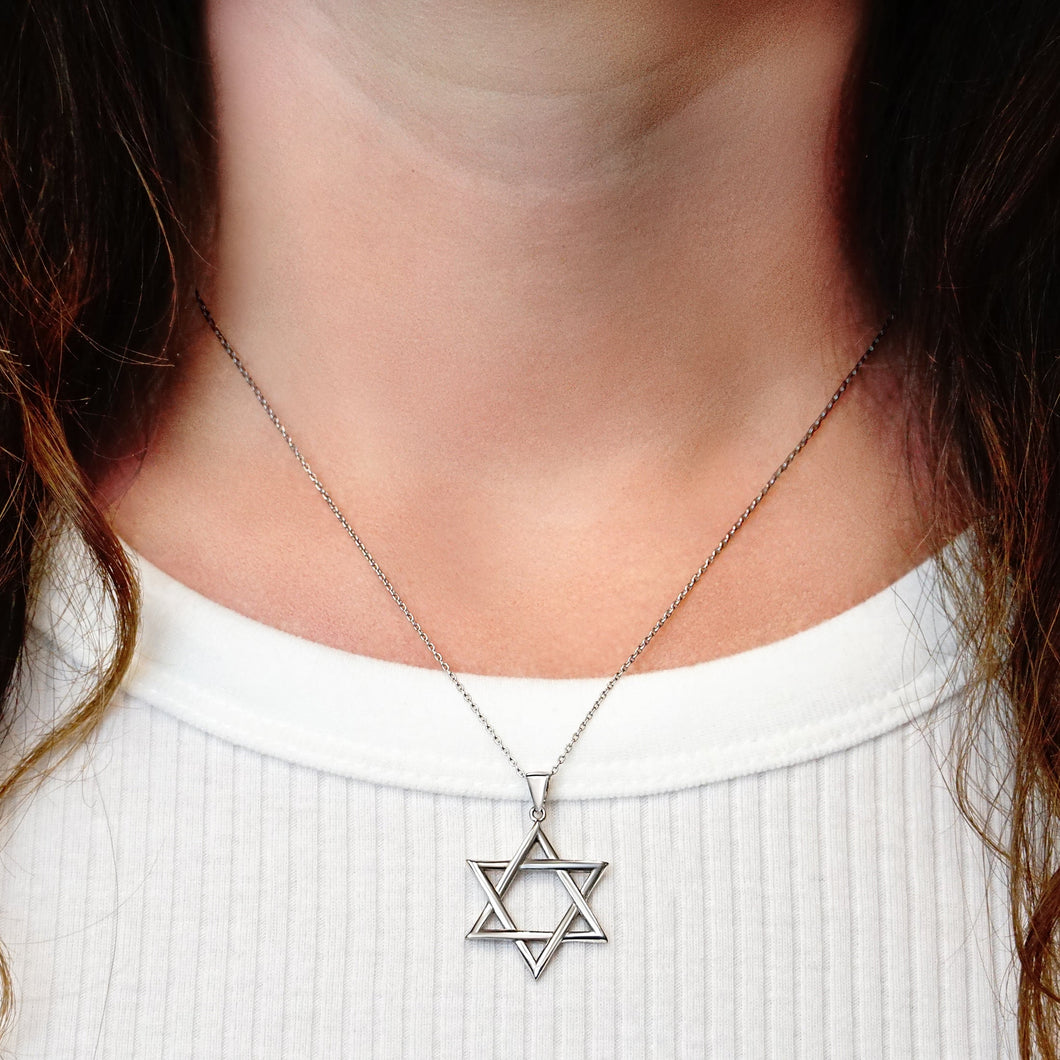 ITI NYC Star of David Pendant in Sterling Silver