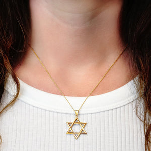 ITI NYC Star of David Pendant in 14K Gold