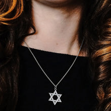 Load image into Gallery viewer, ITI NYC Star of David Pendant in Sterling Silver
