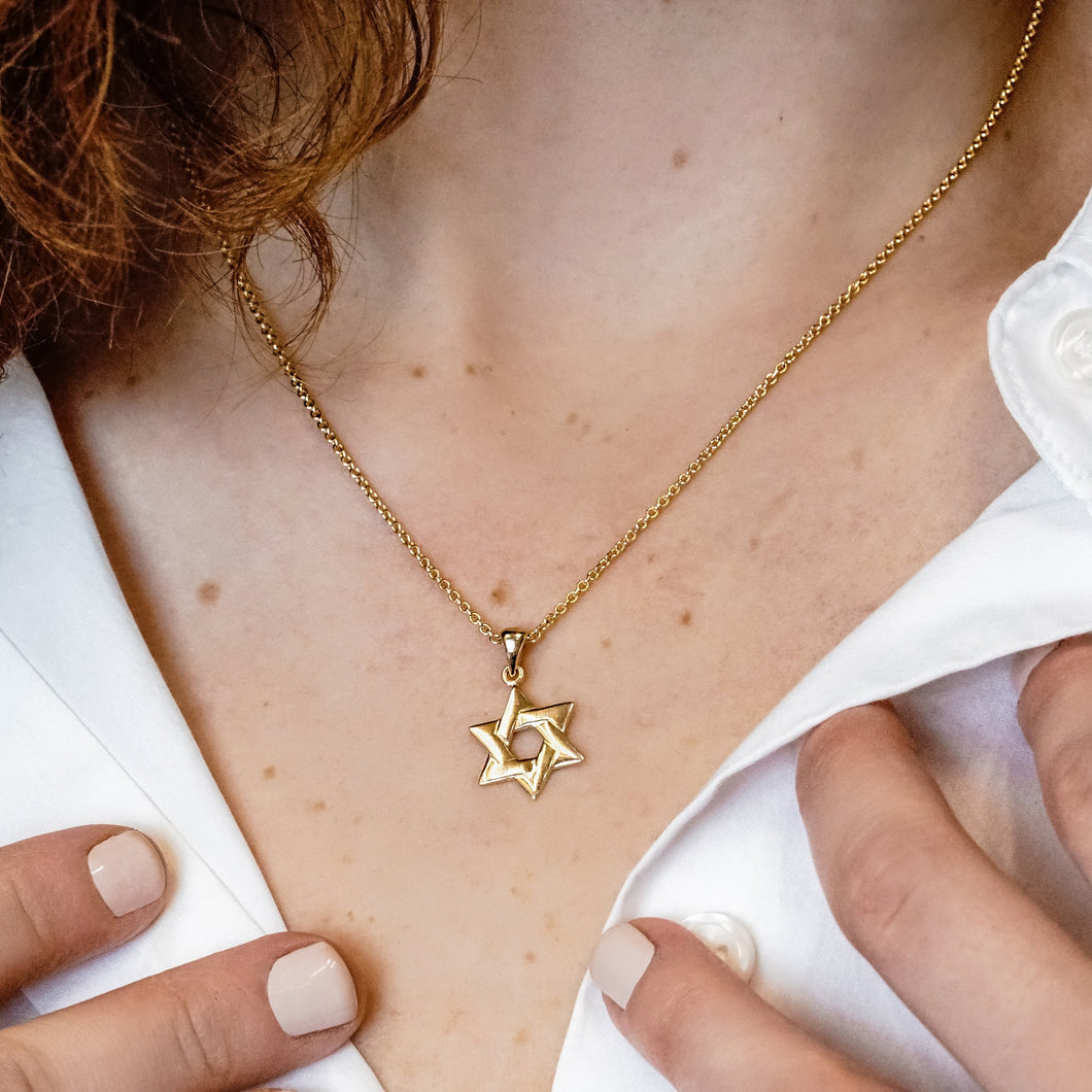 ITI NYC Star of David Pendant in 14K Gold