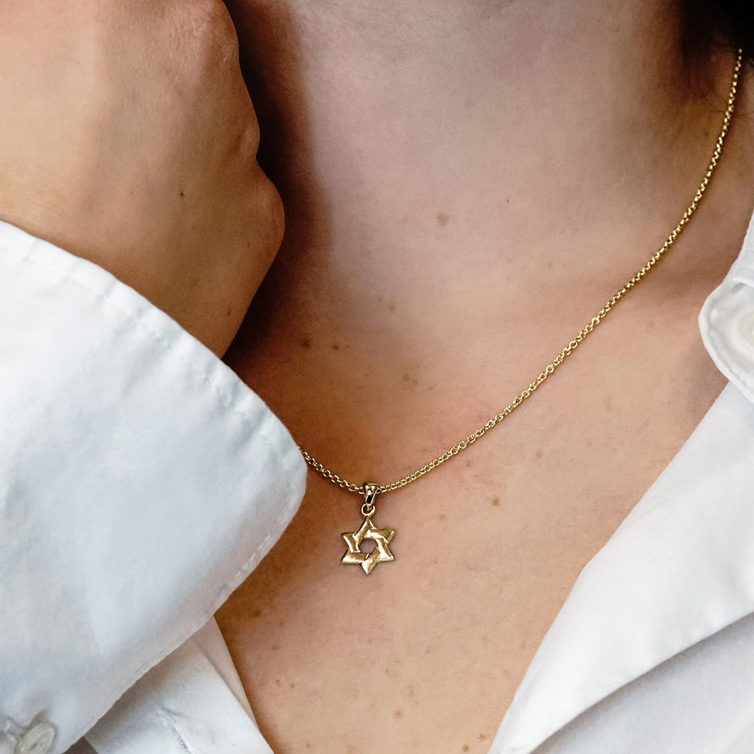 ITI NYC Star of David Pendant in 14K Gold