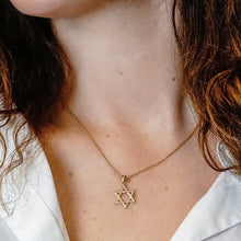 Load image into Gallery viewer, ITI NYC Star of David Pendant in 14K Gold
