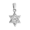 ITI NYC Star of David Pendant with Cubic Zirconia in Sterling Silver