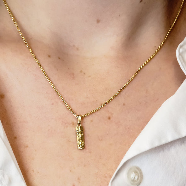 ITI NYC Mezuzah Specialty Pendant in Sterling Silver