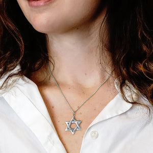 ITI NYC Star of David Pendant in Sterling Silver