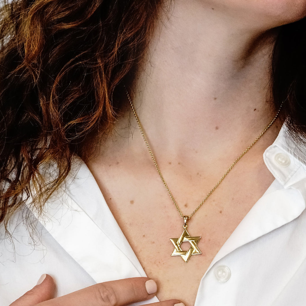 ITI NYC Star of David Pendant in 14K Gold