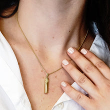 Load image into Gallery viewer, ITI NYC Mezuzah Specialty Pendant in Sterling Silver
