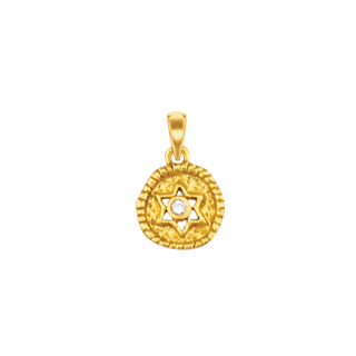ITI NYC Star of David Pendant with Diamonds in 14K Gold