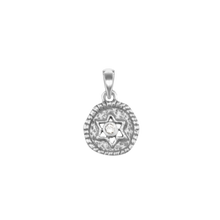 Load image into Gallery viewer, ITI NYC Star of David Pendant Medallion in Sterling Silver

