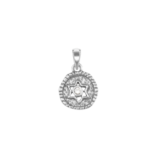ITI NYC Star of David Pendant Medallion in Sterling Silver