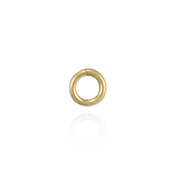 Closed 10K Yellow Gold Jump Rings