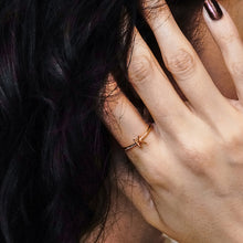 Load image into Gallery viewer, Initial Ring in 14K Gold
