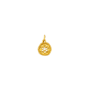 ITI NYC Star of David Pendant with Diamonds in 14K Gold