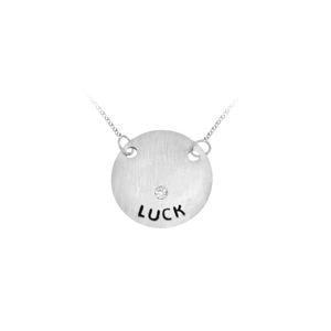 Luck Necklace in Sterling Silver (16 x 16 mm)