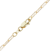 Finished Flat Krinkle Necklace in 14K Yellow Gold