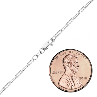 Finished Flat Krinkle Bracelet in 14K White Gold