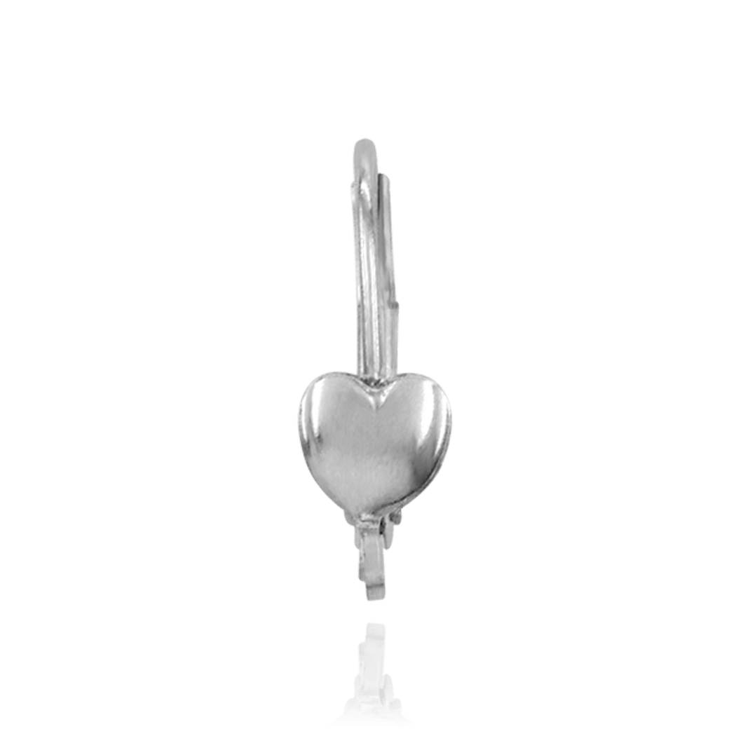 ITI NYC Leverback with Heart Design and Ring (16 x 8 mm)