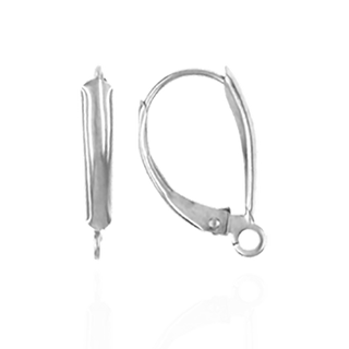 ITI NYC Wide Plain Leverback with Ring (16 x 10 mm)