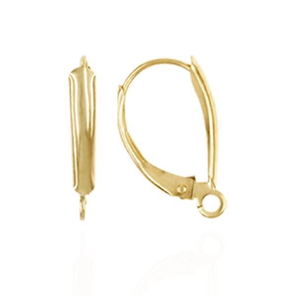 ITI NYC Wide Plain Leverback with Ring (16 x 10 mm)