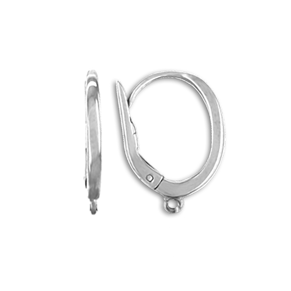 ITI NYC Round Leverback with Ring (17 x 11 mm)