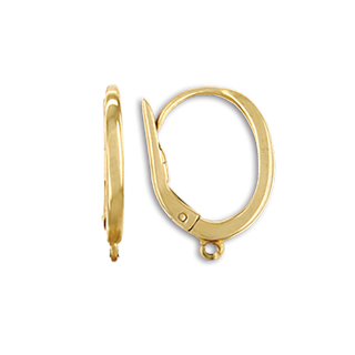 ITI NYC Round Leverback with Ring (17 x 11 mm)