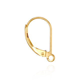 ITI NYC Leverback with Plain Straight Wire and Ring (16 x 10 mm)