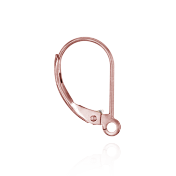 ITI NYC Leverback with Plain Straight Wire and Ring (16 x 10 mm)
