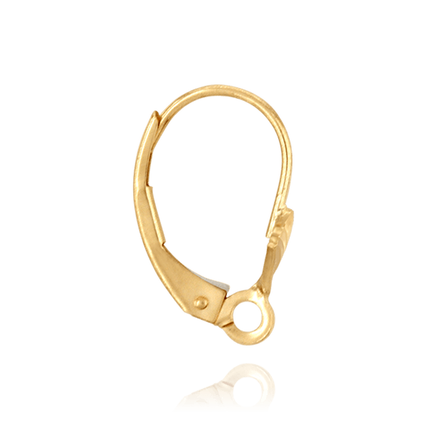 ITI NYC Leverback with Fleur-de-Lis Design and Ring (16 x 10 mm)