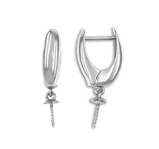 ITI NYC Fancy Click-In Leverback with 6 mm Cup (24 x 11 mm)