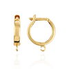 ITI NYC Small Click-In Leverback with Ring (16 x 12 mm)