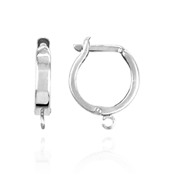 ITI NYC Small Click-In Leverback with Ring (16 x 12 mm)