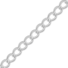 Load image into Gallery viewer, Bulk / Spooled Light Curb Chain in Sterling Silver (2.90 mm - 3.90 mm)
